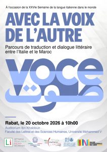 Semaine de la langue italienne « Avec la voix de l’autre »
